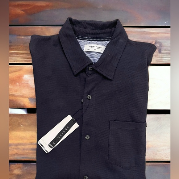 Denim & Flower Shirt - Picture 3 of 7